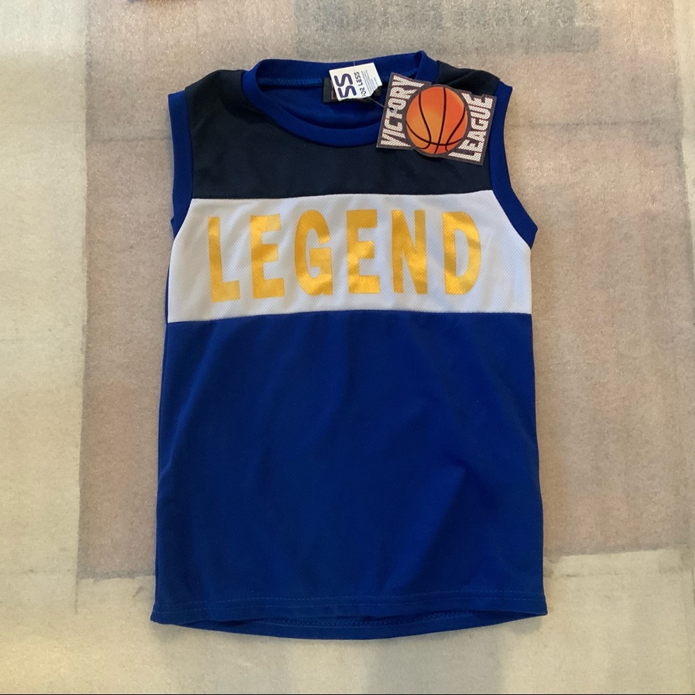 2 BOYS SPORTS TANK TOPS SZ 7/8 NWT